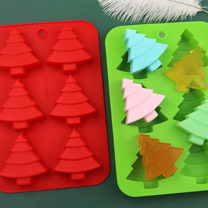 Christmas Tree Silicon Candy Mold